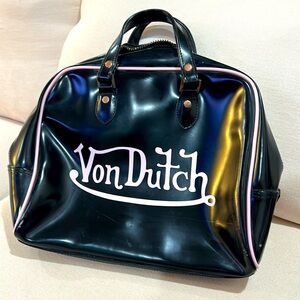 Rare vintage 2000s Y2K Von Dutch bowling bag